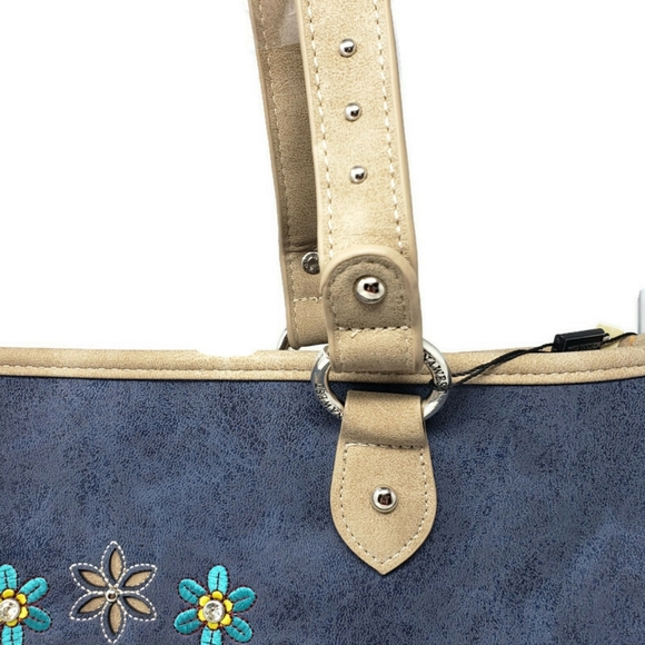 New - Montana West Sugar Skull Collection Concealed Carry Tote - Picture 4 of 7